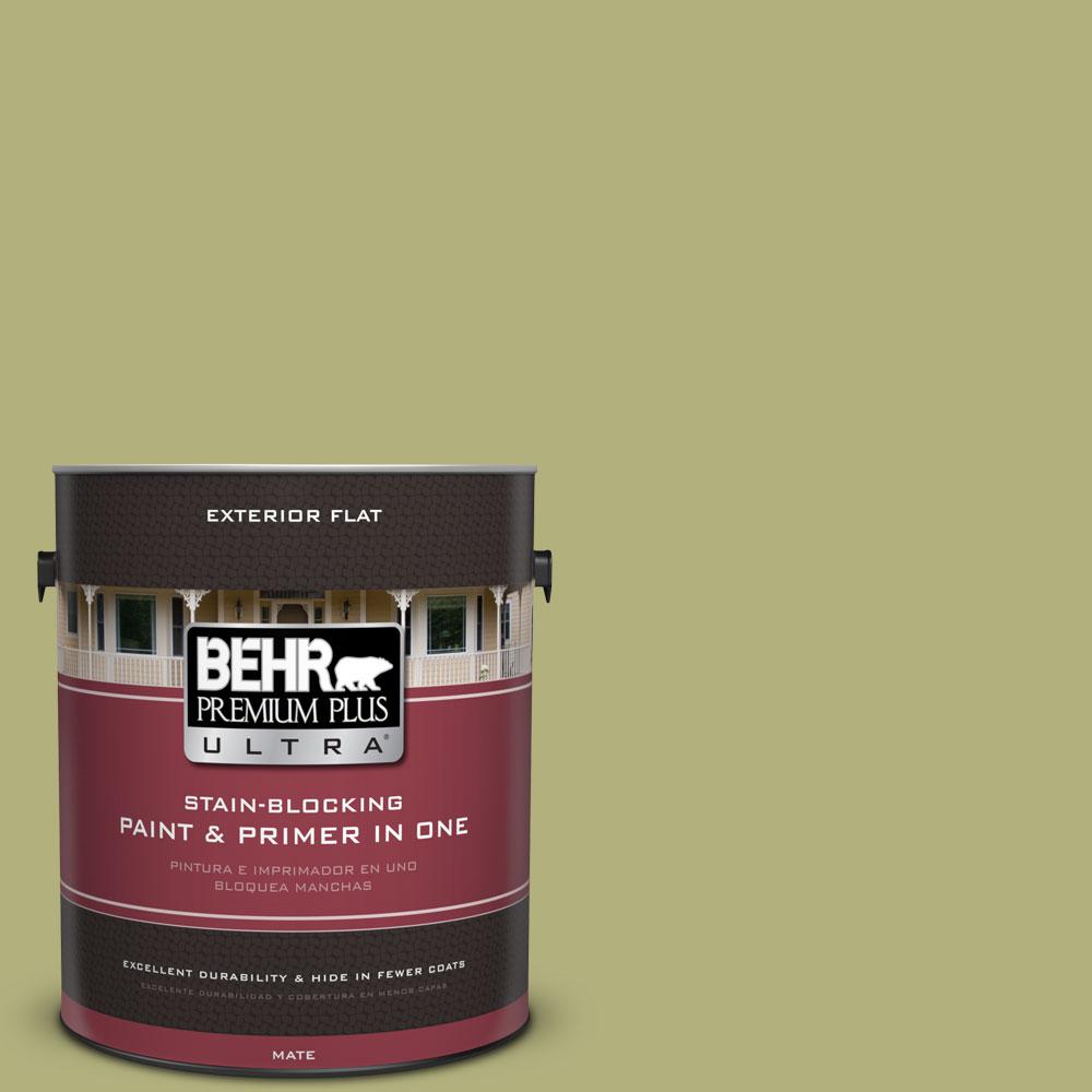BEHR Premium Plus Ultra 1gal. M3405 Fresh Artichoke Flat Exterior