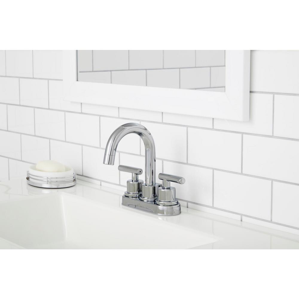 Glacier Bay Dorset 4 In Centerset 2 Handle High Arc Bathroom