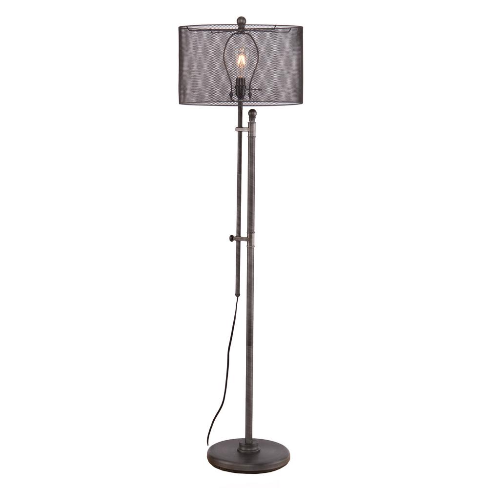 gunmetal floor lamp