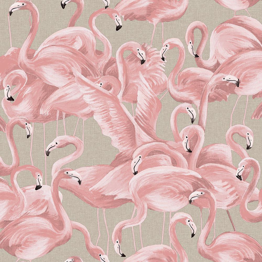 Animal Print Pink Wallpaper Home Decor The Home Depot