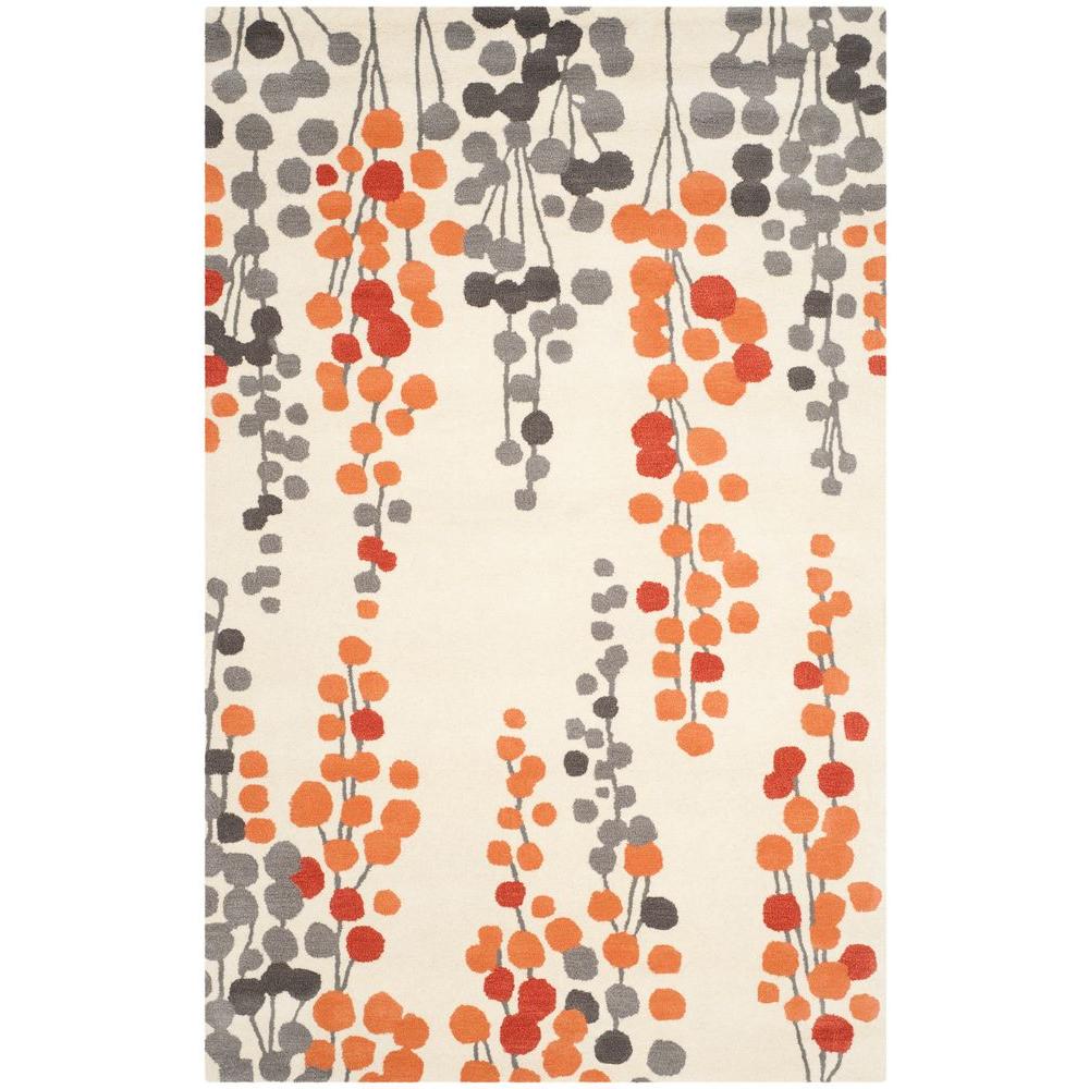 Safavieh Soho Beige/Orange 3 ft. 6 in. x 5 ft. 6 in. Area RugSOH338B4