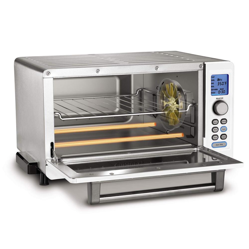 Cuisinart Deluxe White Convection Toaster Oven Broiler TOB135WN The