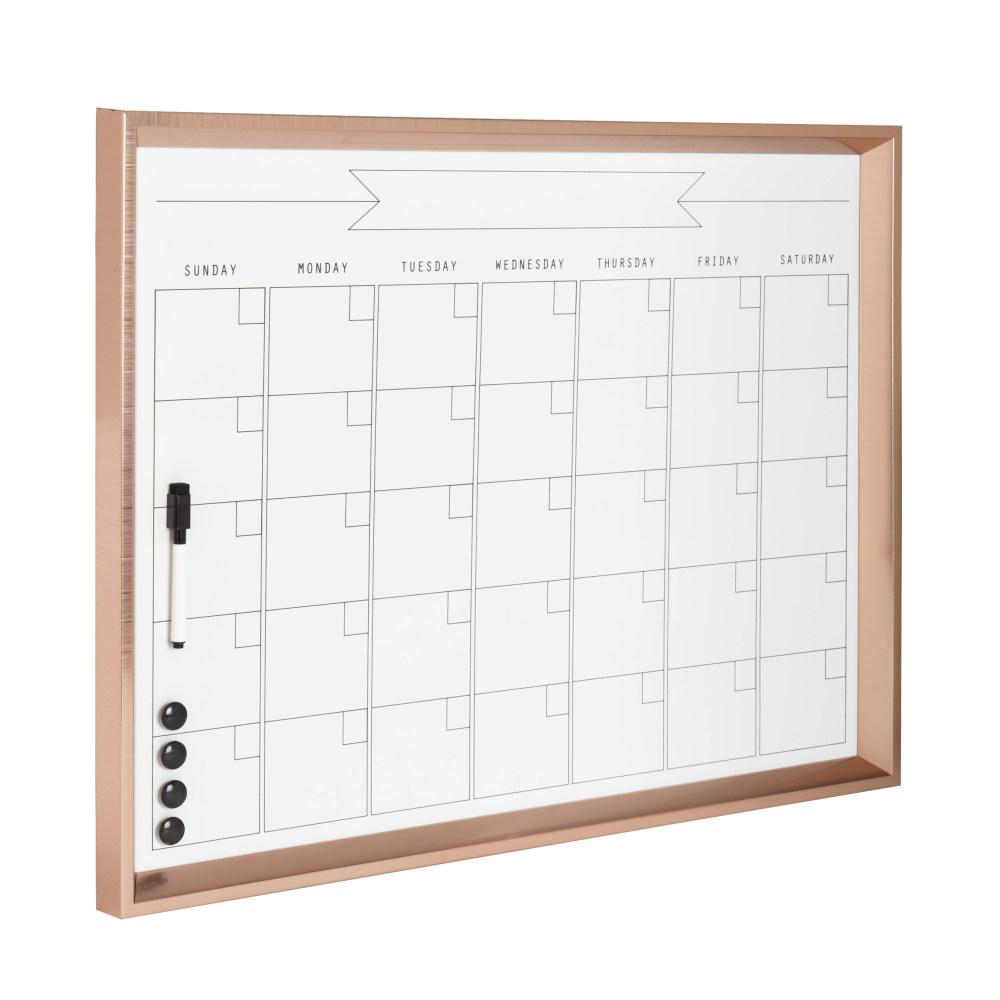 dry erase calendar cork board combo