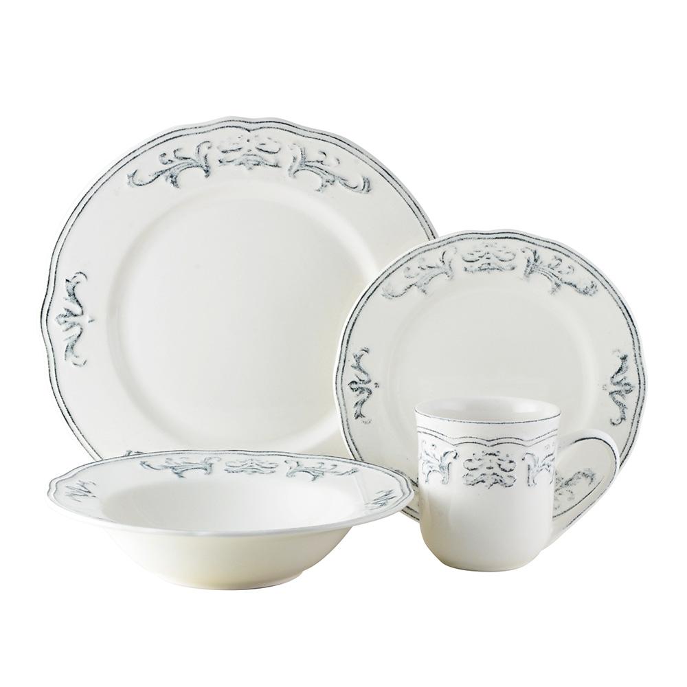 UPC 086269043699 product image for Thomson Pottery 16-Piece Casual Off White Ceramic Dinnerware Set (Service for 4) | upcitemdb.com