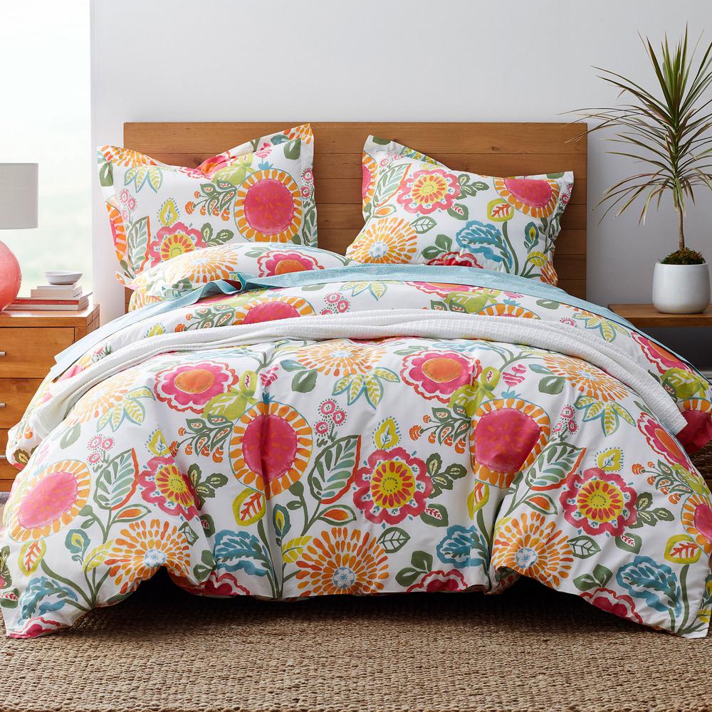 The Company Lofthome Suri 250 Thread Count Cotton Percale Twin Lofthome Suri 250 Thread Count Cotton Percale Twin Duvet Cover