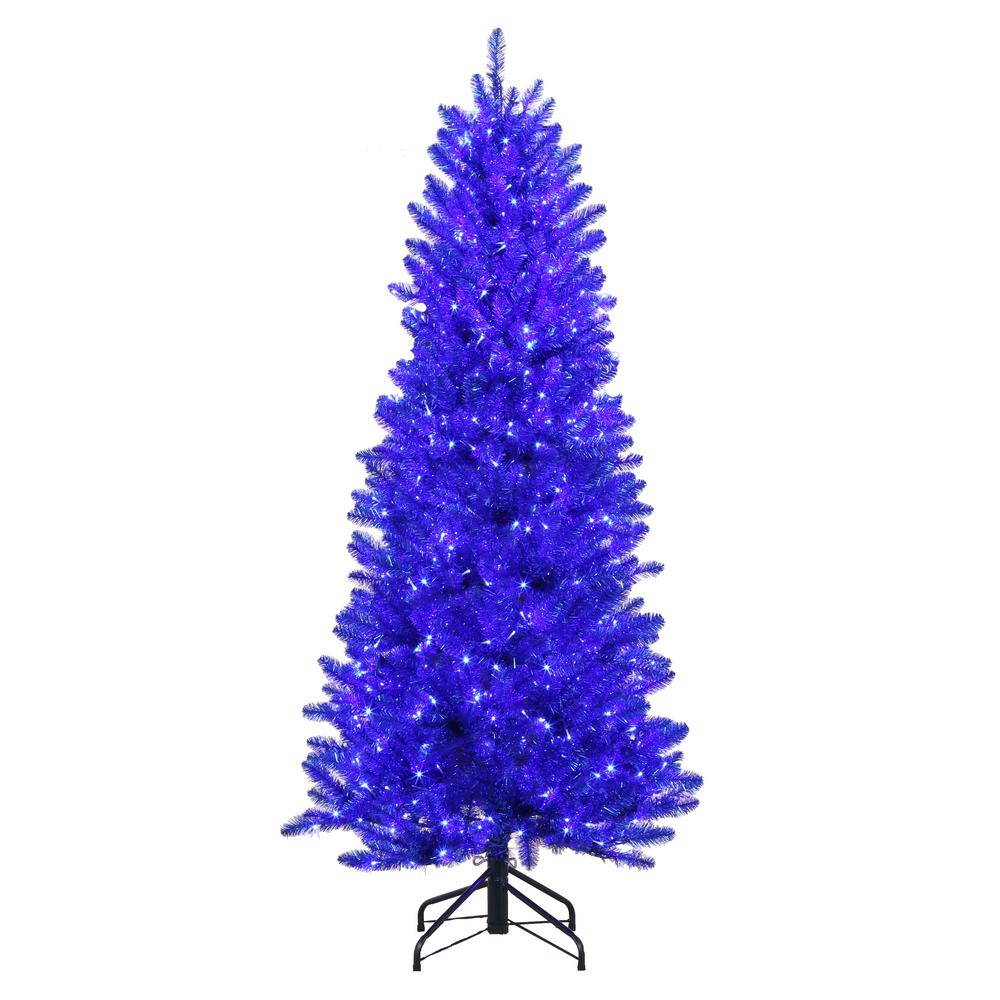Blue 6 ft Artificial Christmas Trees Christmas Trees The Home Depot