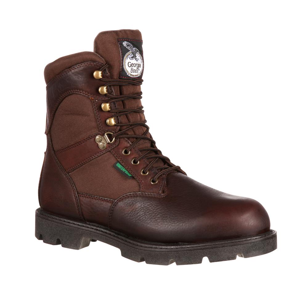 waterproof lace up work boots