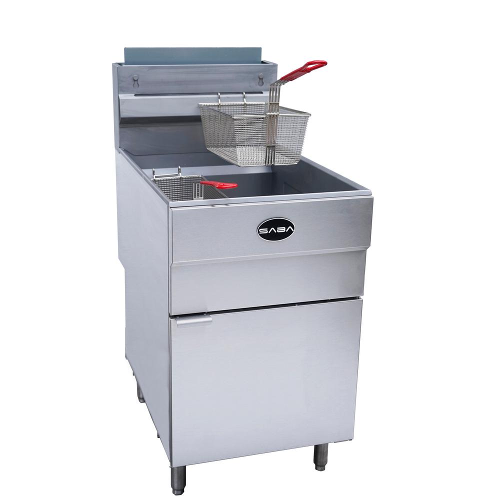 SABA 21 In. 85 Lb. Capacity Liquid Propane Commercial Fryer-GF85-P ...