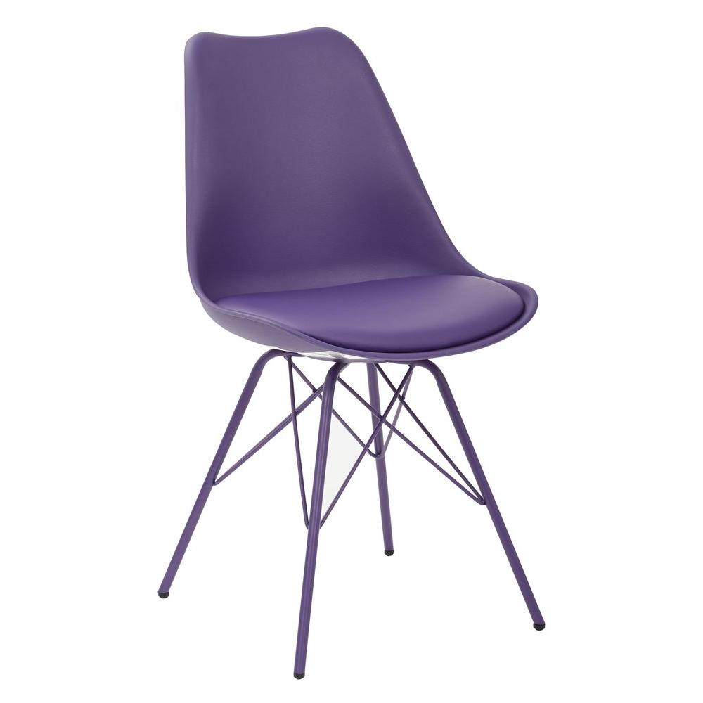 No Additional Features Purple Desk Chair Office Chairs Home Emerson Purple Student Side Chair