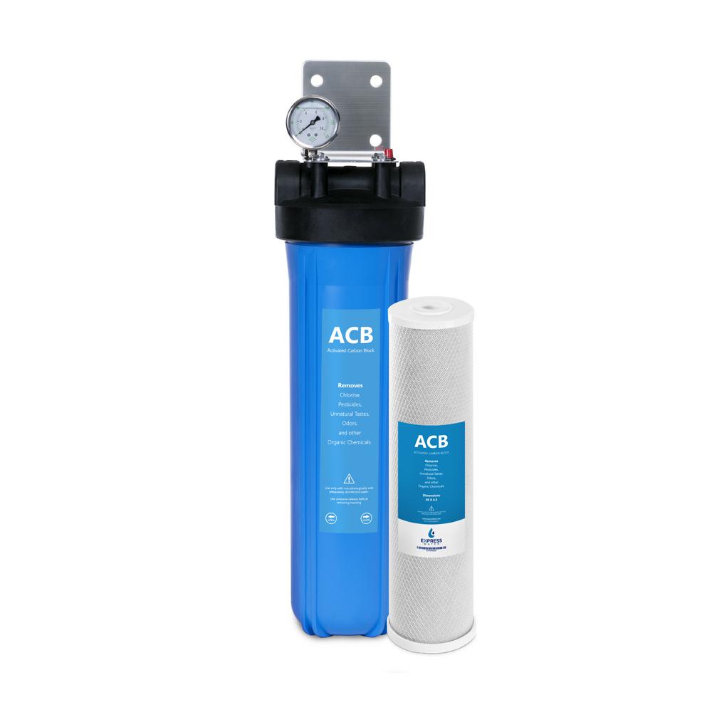 charcoal water filter home depot