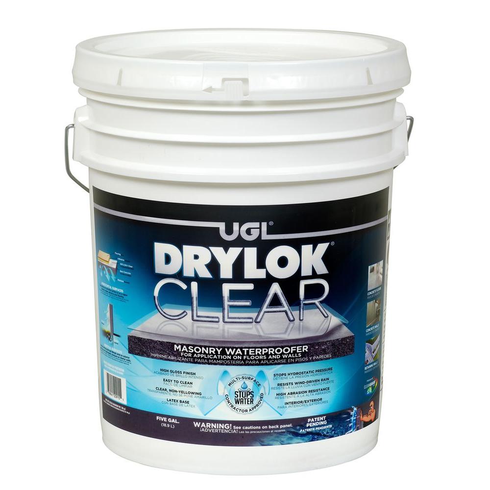 DRYLOK 5 gal. Clear Masonry Waterproofer-20915 - The Home ...