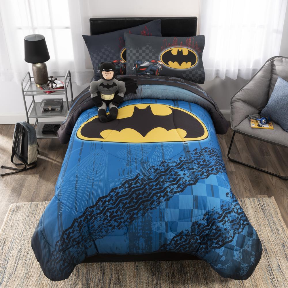 Batman Guardian Speed 6 Piece Multicolored Full Bed In A Bag Set