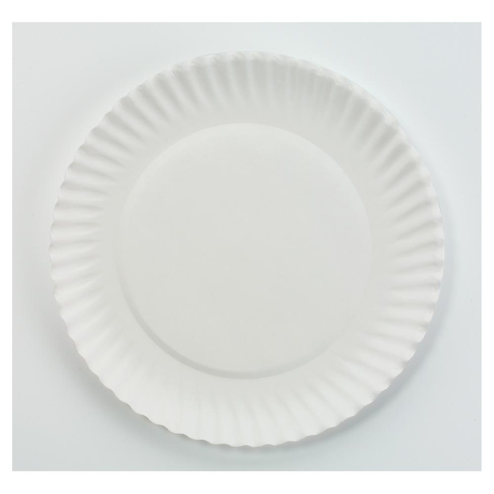 paper plates black and white