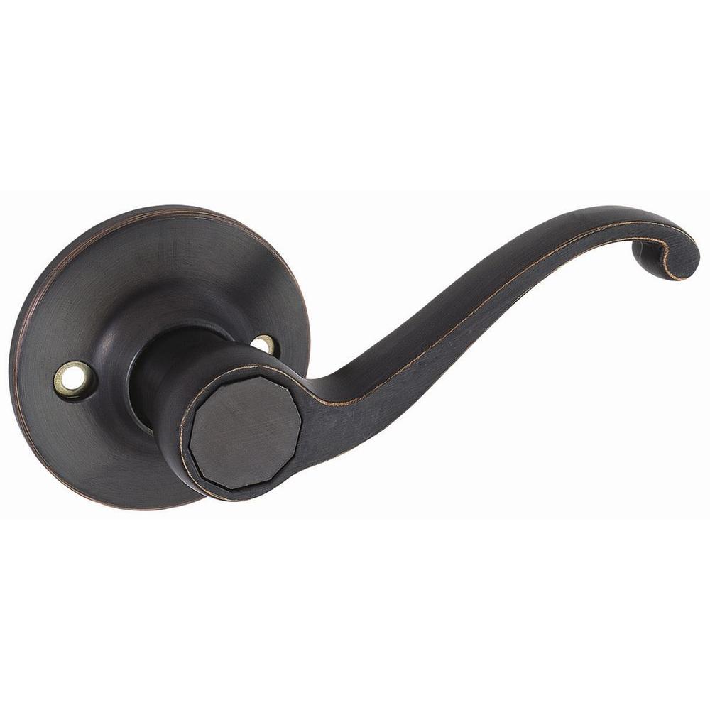 Design House Scroll OilRubbed Bronze Dummy Door Lever791657 The