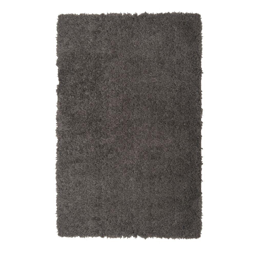 Home Decorators Collection Solstice Shag Weathered Grey 5 Ft X 7