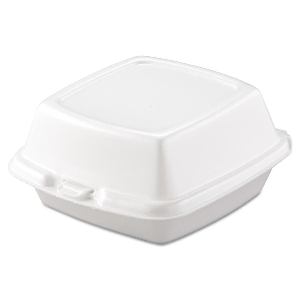 DART Hinged Insulated Foam Carryout Food Container, 5-9/10 ...
