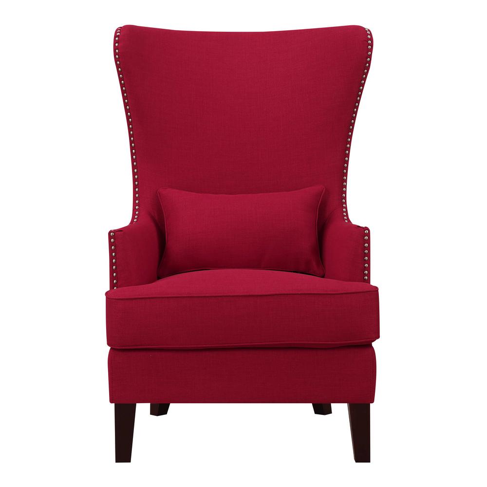 Kegan Berry Accent Chair-UKR084100 - The Home Depot