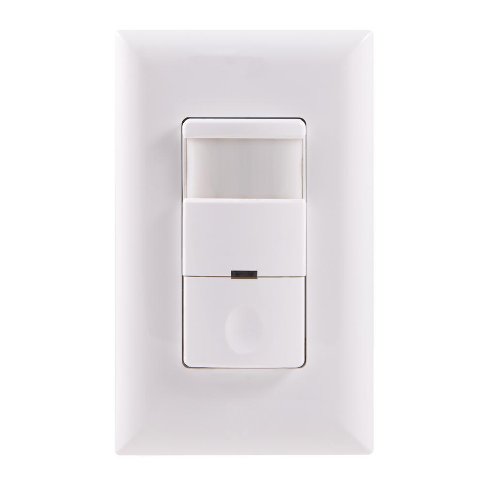 Ge Motion Sensing Switch With Automatic Shut Off Feature White