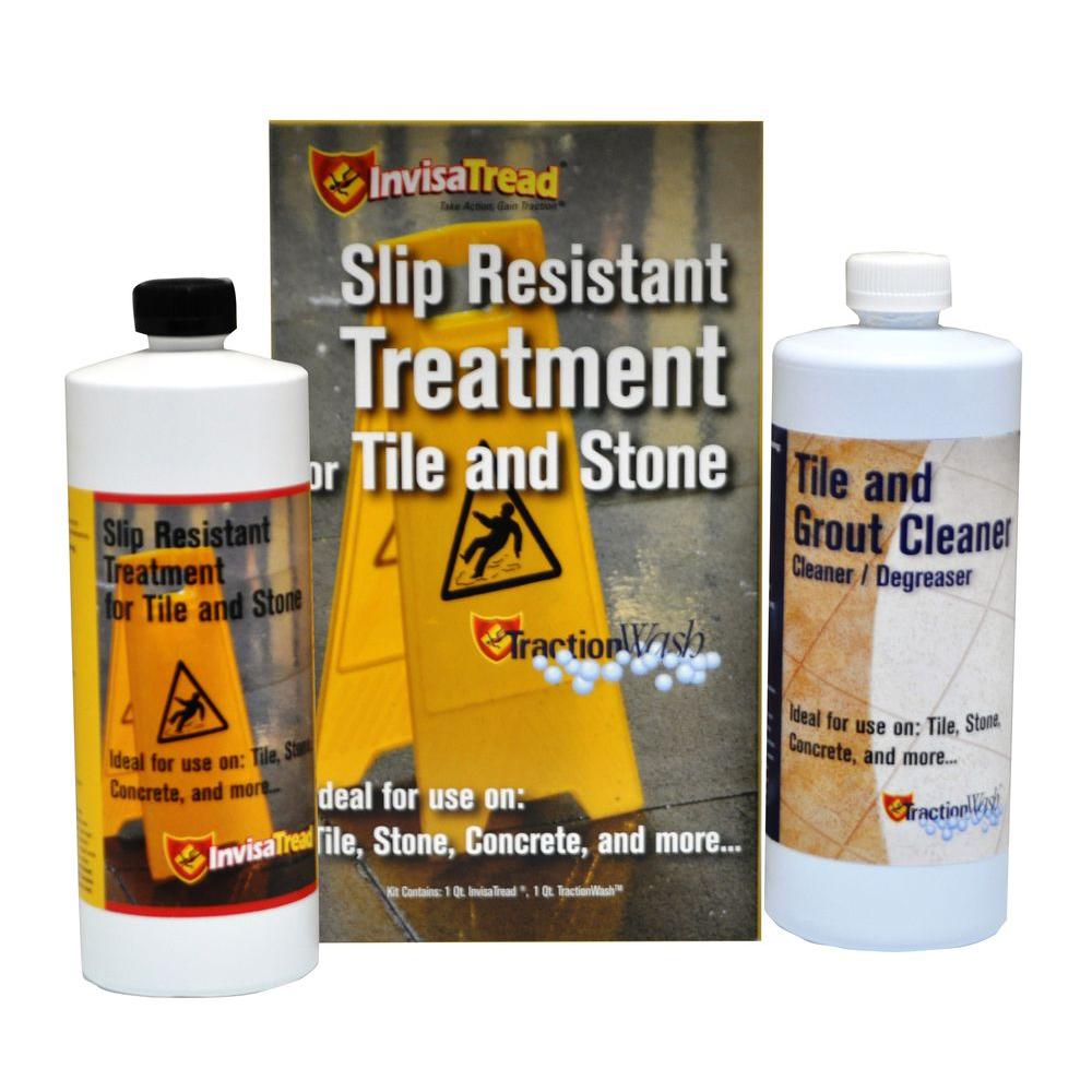Invisatread 2 Qt Slip Resistance Kit For Tile And Stone Ivtkit 2 Qt Slip Resistance Kit For Tile And Stone