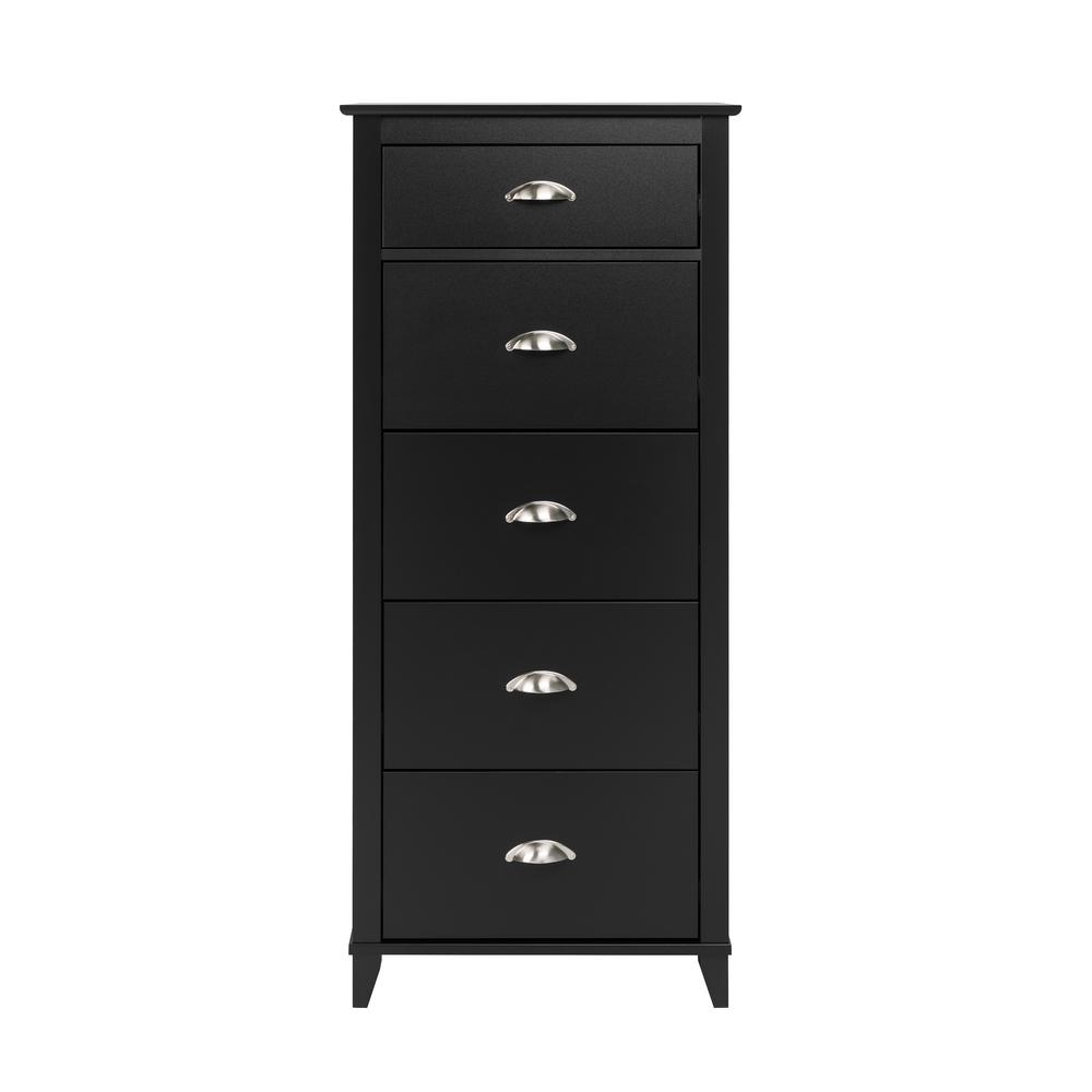 black tall boy drawers