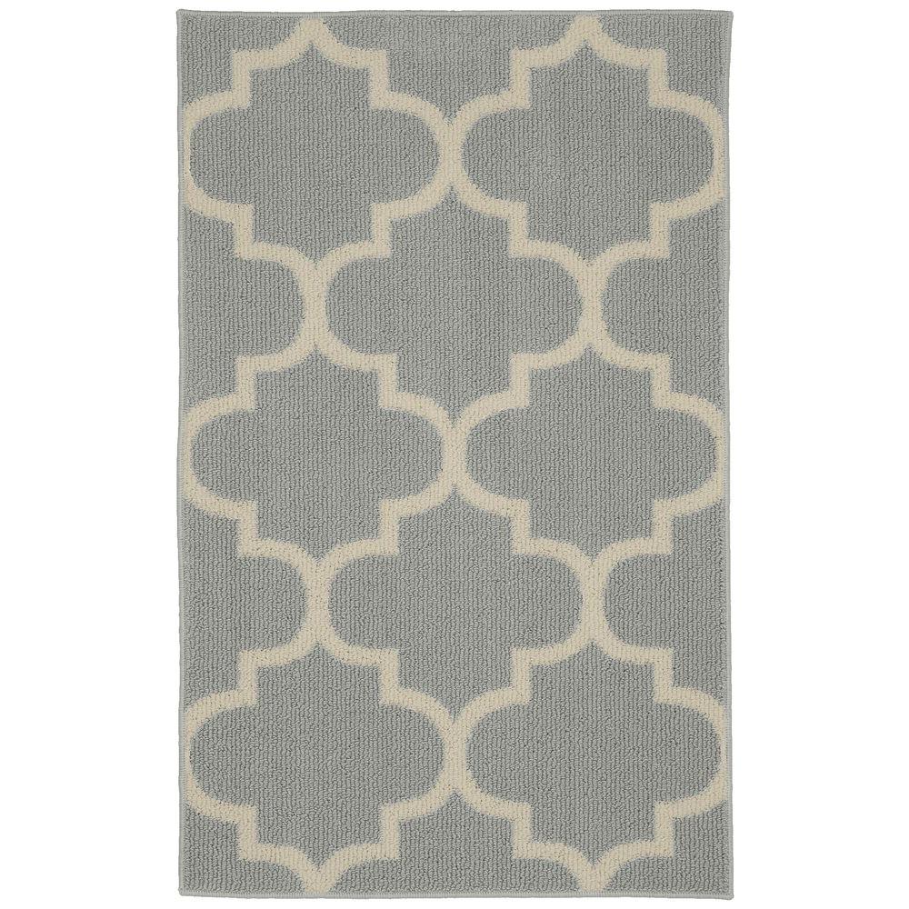 Modern Garland Rug Machine Washable Area Rugs The Large Quatrefoil Silver Ivory 3 Ft X 4 Area Rug