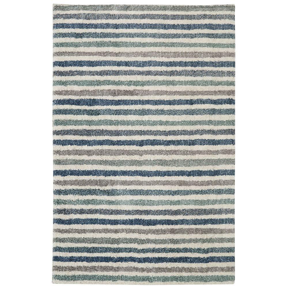 Mohawk Home Boardwalk Stripe Blue 5 Ft X 8 Indoor Area Rug