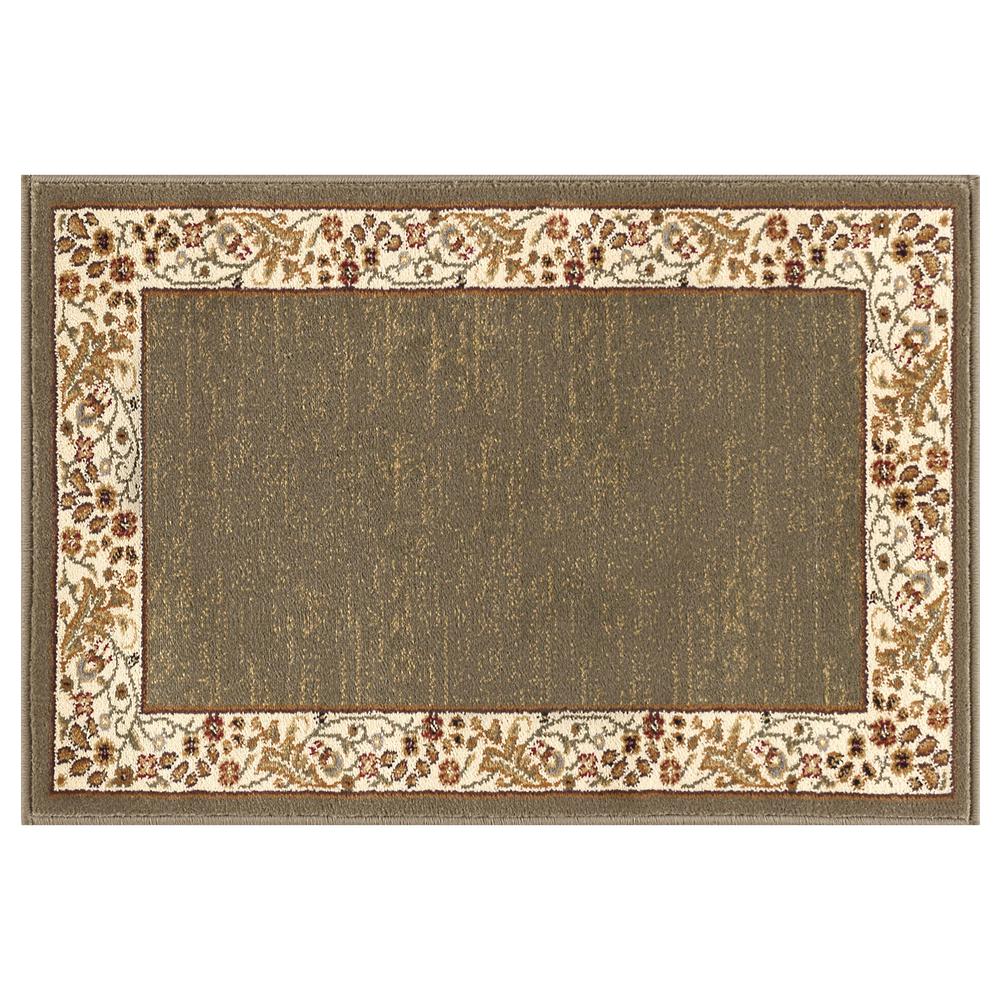 Tayse Rugs Sensation Green 2 ft. x 3 ft. Transitional Area Rug-4745 ...