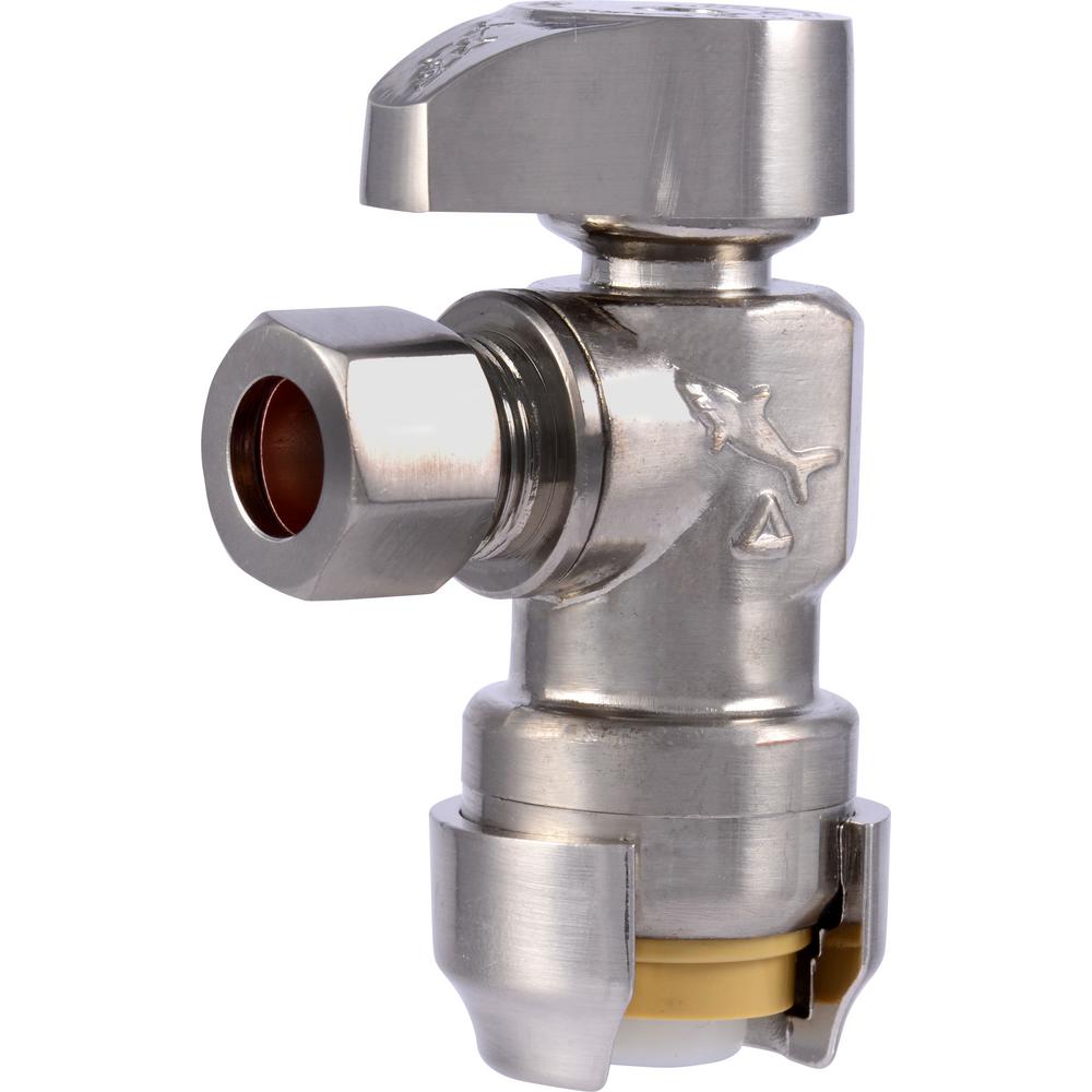 compression angle stop valve