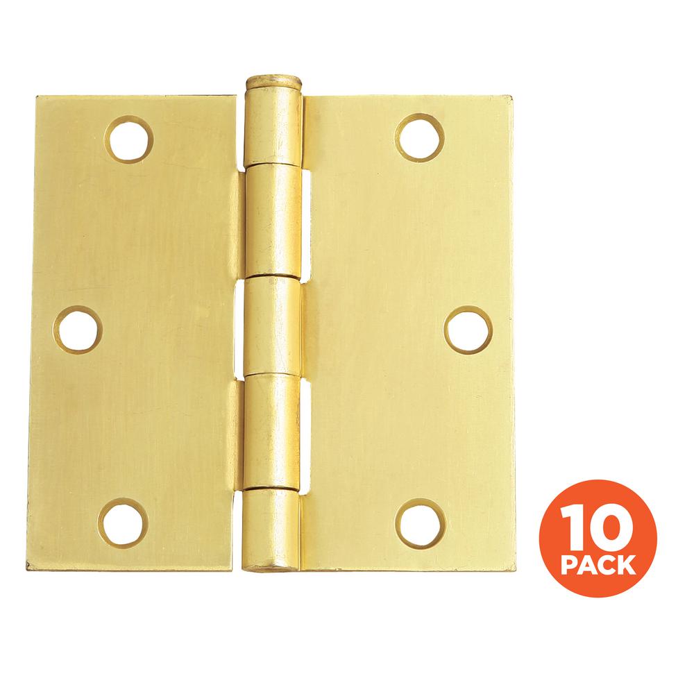 Everbilt 31/2 in. OilRubbed Bronze Decorative Square Corner Door