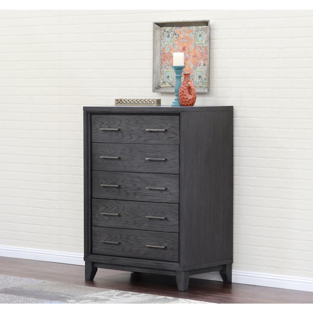 Chelsea 5 Drawer Gray Wash Chest 7034gw The Home Depot