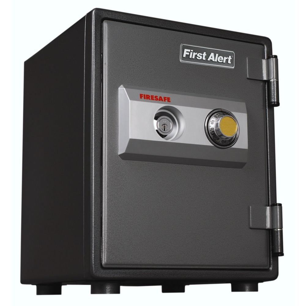 First Alert 080 Cu Ft Capacity And Solid Steel Fire Resistant Safe 2054f The Home Depot