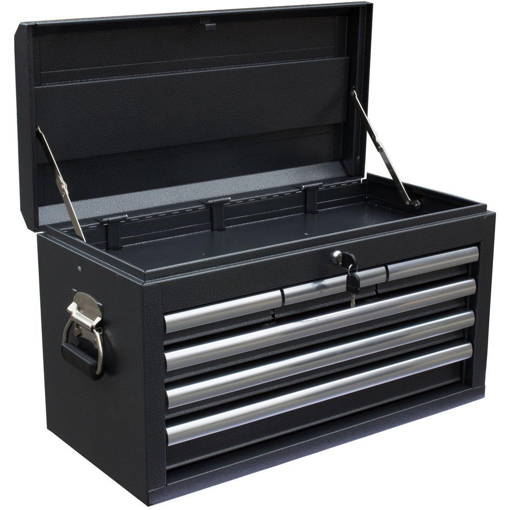 Wen 26 In 6 Drawer Tool Chest Powdercoat Black 74706 The Home Depot 6 Drawer Tool Chest Powdercoat Black