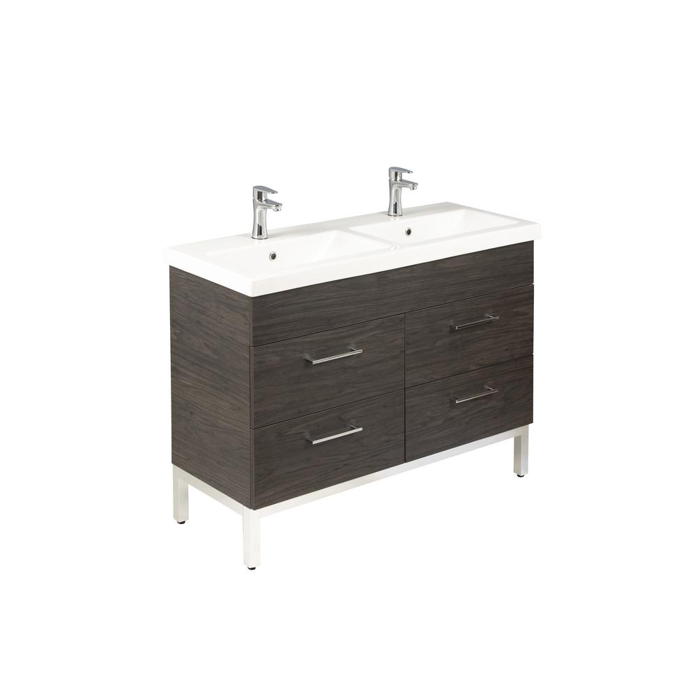 Empire Industries Infinity 48 In W X 18 D Double Bath Vanity Empire Industries Infinity 48 In W X