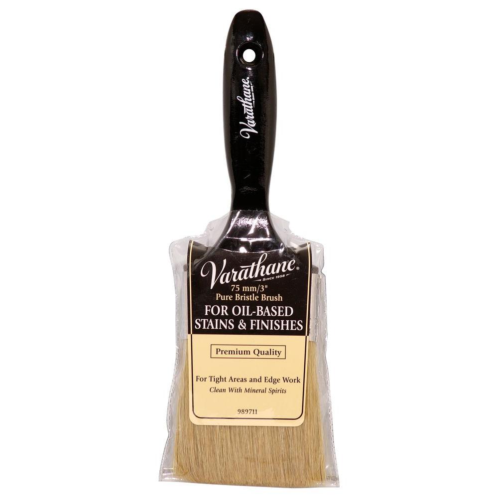 Varathane 3 in. Bristle WaterBased Brush (Case of 5)989741 The Home Depot