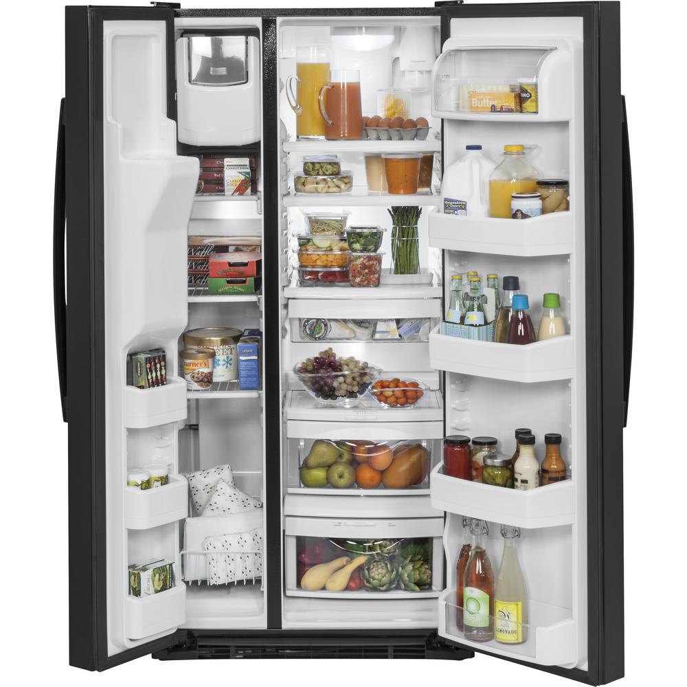 Black - Single Ice Maker - GE - Refrigerators - Appliances - The Home Depot