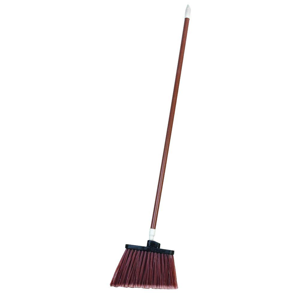 Carlisle Sparta Spectrum 56 in. DuoSweep Angle Broom with Flagged Bristle in Brown (Case of 12