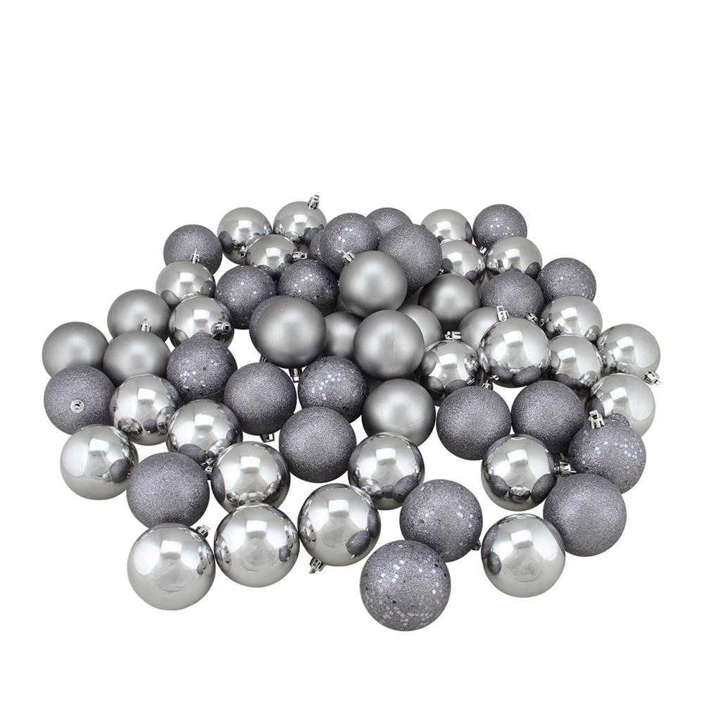 grey christmas balls