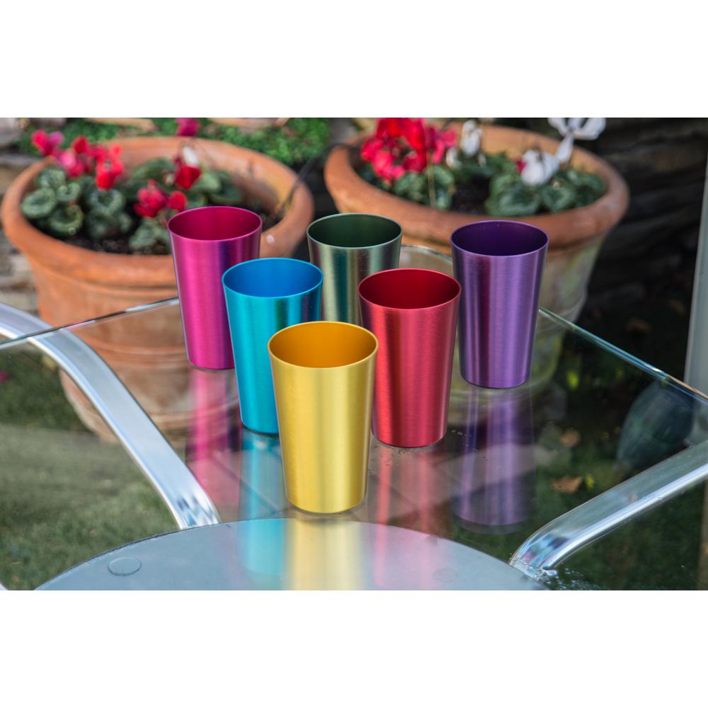 aluminum drinking glasses