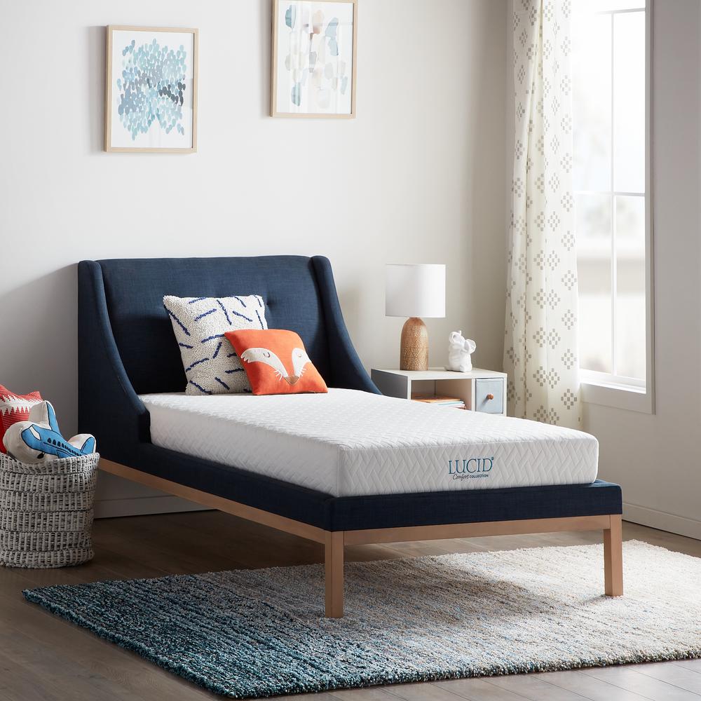 Gel Memory Foam Mattress Living Contour Firm Plush Cooling Dual Layered Great