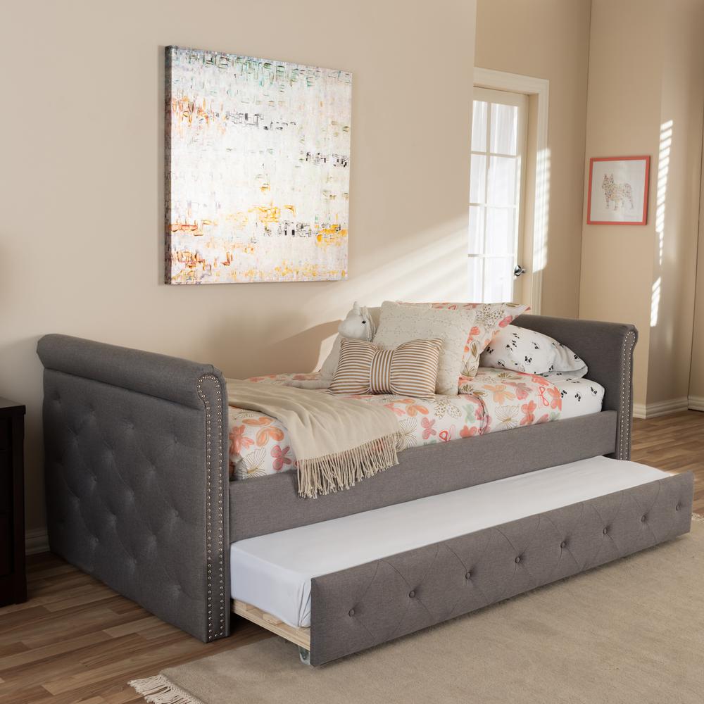 Hillsdale Furniture Springfield Brown Trundle Day Bed-1613DBT - The ...