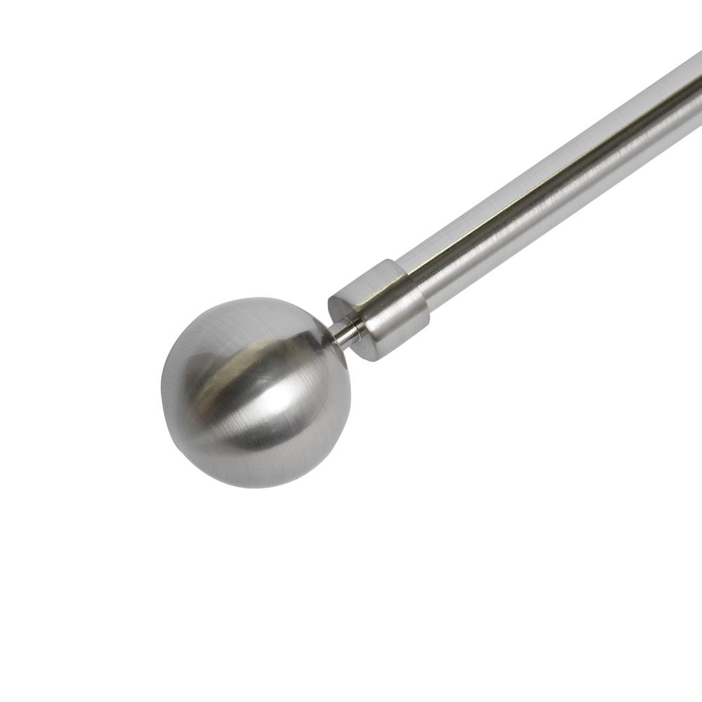 Silver Metal Ball Finial With Silver Rod Finials Metal