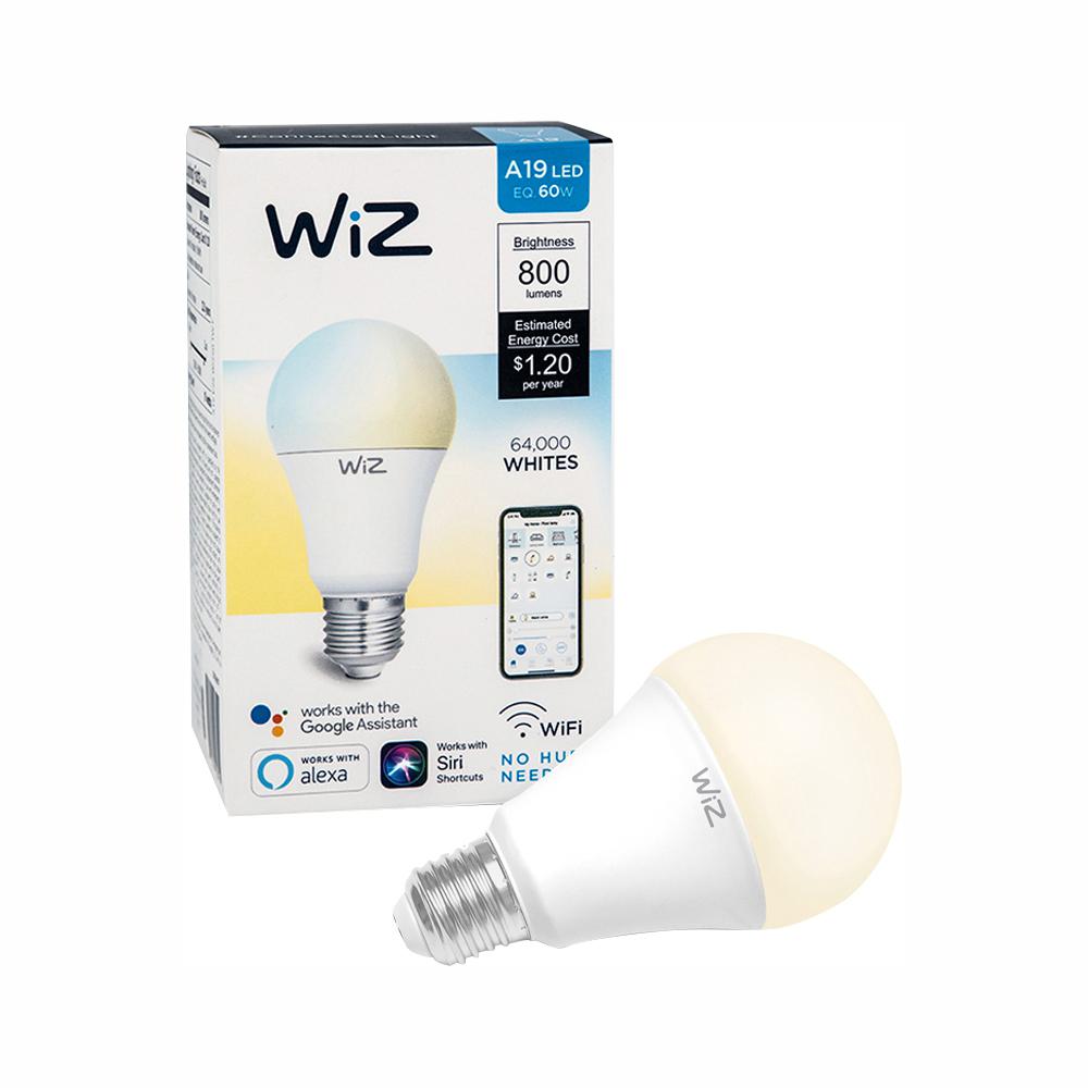 WiZ 60W Equivalent A19 Tunable White WiFi Connected Smart LED Light