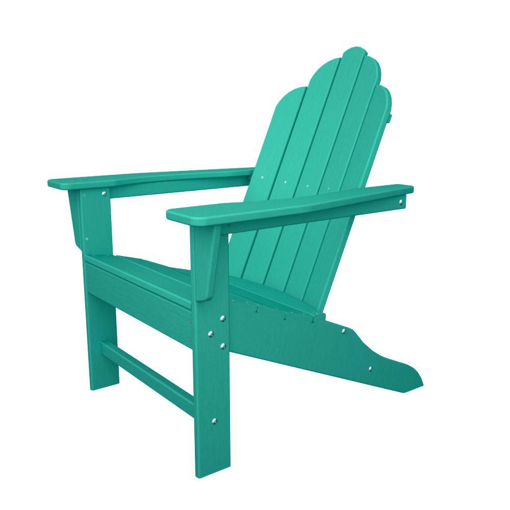 Polywood Long Island Aruba Plastic Patio Adirondack Chair Eca15ar Long Island Aruba Plastic Patio Adirondack Chair