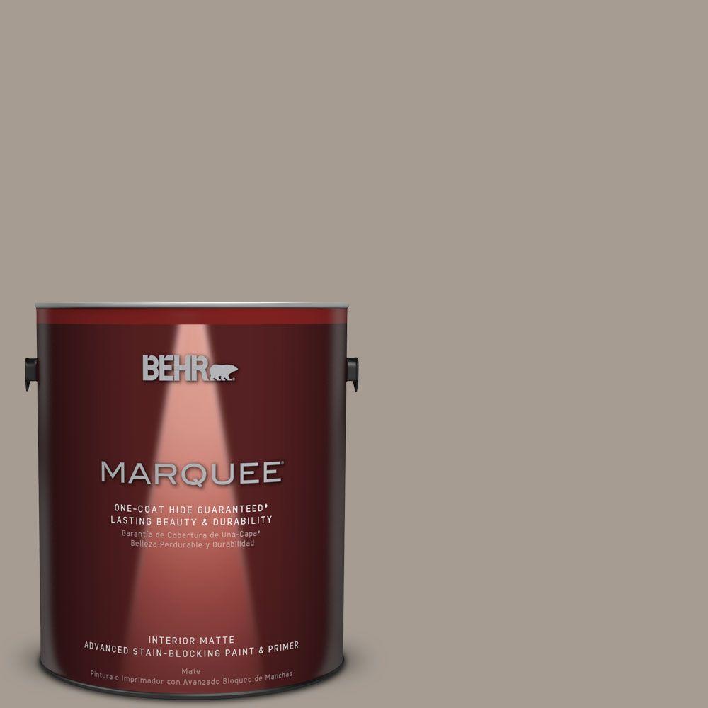 Behr Marquee 1 Gal N200 4 Rustic Taupe One Coat Hide Matte Behr Marquee 1 Gal N200 4 Rustic Taupe One Coat Hide Matte