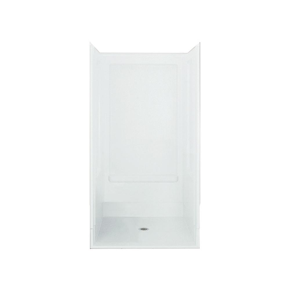 STERLING Advantage 39.375 in. x 39.375 in. x 72 in. Shower Kit in White