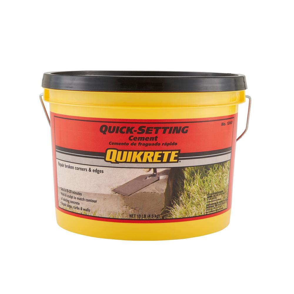 Quikrete 10 Lb Quick Setting Cement Concrete Mix 124011 The Home Depot