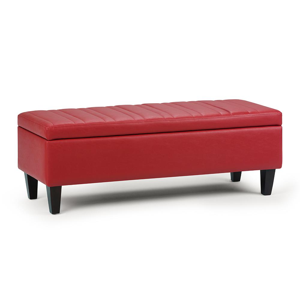 Flip Top Red 17 8 In Entryway Benches Trunks Entryway