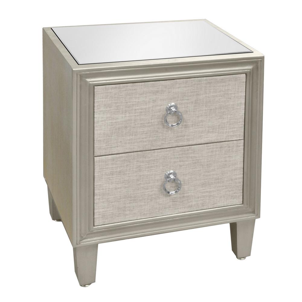 Three Hands 25 In Champagne Cabinet With 2 Drawers 74590 The Home Three Hands 25 In Champagne Cabinet With 2 Drawers 74590 The Home Depot