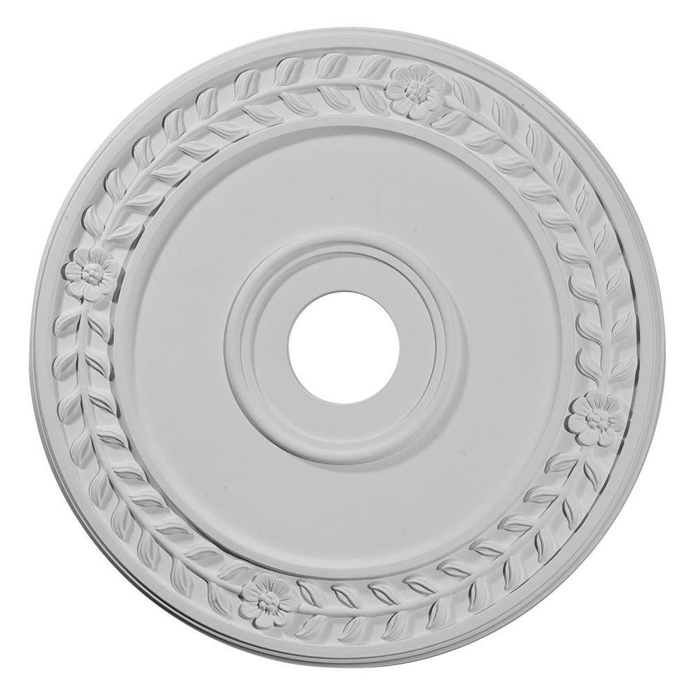 Medallions Ceiling Lighting Accessories The Home Depot Wreath Ceiling Medallion