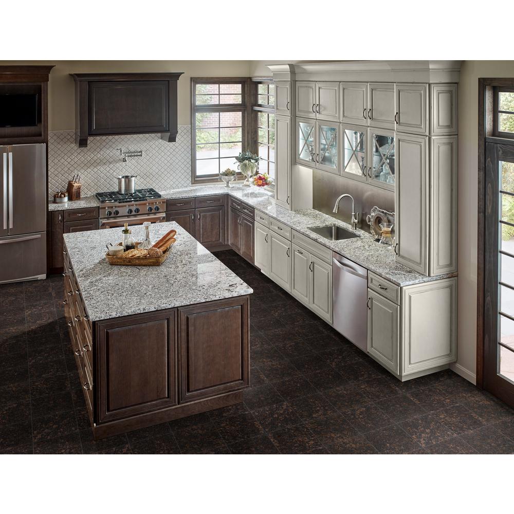 Msi Victorian Brown 12 In X 12 In Polished Granite Floor And